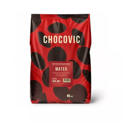 5 кг! Chocovic Шоколад молочный 31,9% Матео
