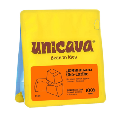 Unicava Шоколад в кусочках горький 100% Доминикана Oko-Karibe