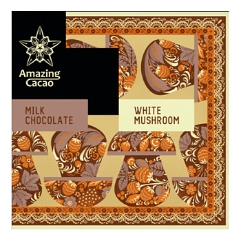 Amazing Cacao Шоколад темный с грибами 48% (60 г)