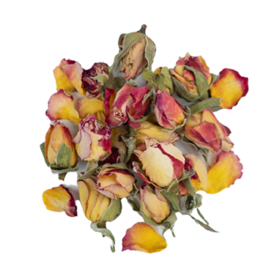 Розы в бутонах ЦВЕТНЫЕ, кг