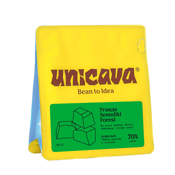 Unicava Шоколад в кусочках темный 70% Уганда Semuliki Forest
