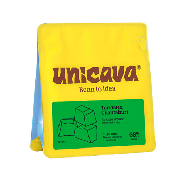 Unicava Шоколад в кусочках темный 68% Таиланд Chanthaburi