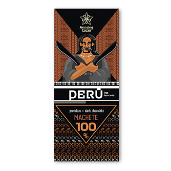 Amazing Cacao Шоколад горький Мачете 100% (80 г)